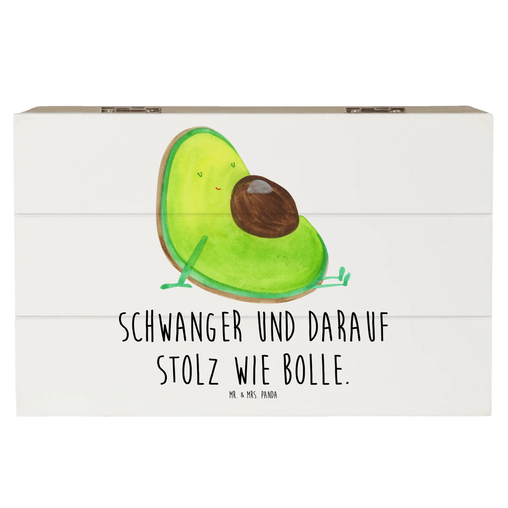 Holzkiste Avocado schwanger Aufbewahrungsbox, Schatzkiste, Geschenkbox, Geschenkdose, Schatulle, Holzkiste, Erinnerungsbox, Truhe, Kiste, Dekokiste, Erinnerungskiste, XXL, Avocado, Veggie, Vegan, Gesund, schwanger, Babyshower, Babyparty, Schwangerschaft