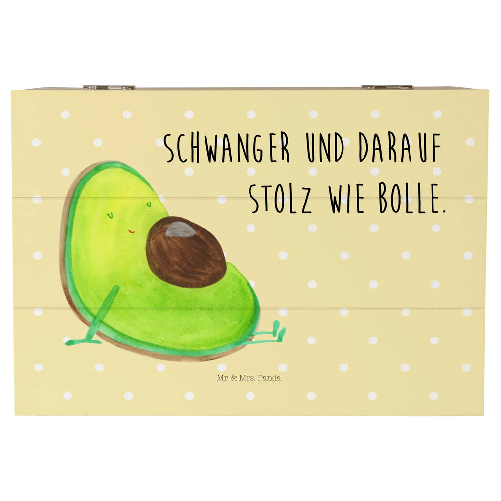 Holzkiste Avocado schwanger Aufbewahrungsbox, Schatzkiste, Geschenkbox, Geschenkdose, Schatulle, Holzkiste, Erinnerungsbox, Truhe, Kiste, Dekokiste, Erinnerungskiste, XXL, Avocado, Veggie, Vegan, Gesund, schwanger, Babyshower, Babyparty, Schwangerschaft