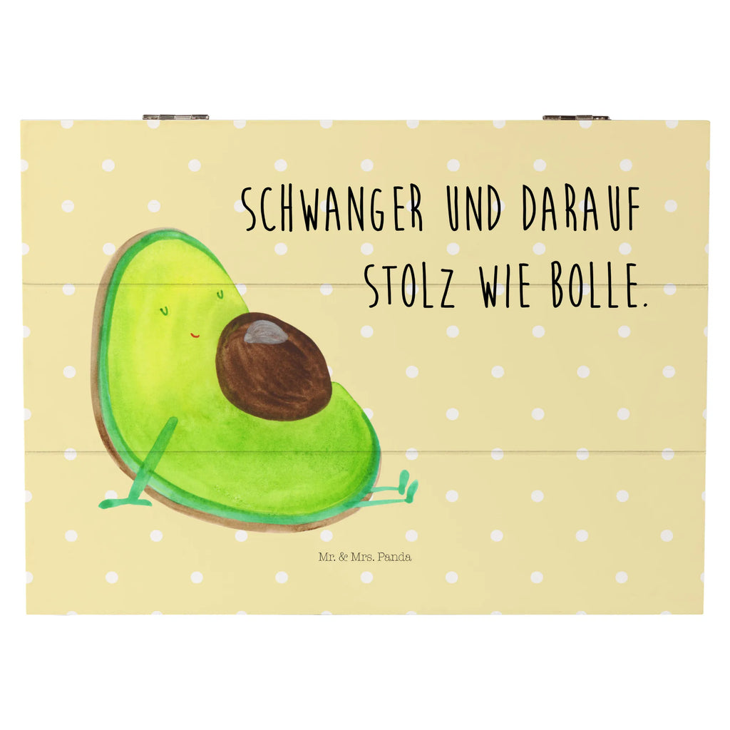 Holzkiste Avocado schwanger Aufbewahrungsbox, Schatzkiste, Geschenkbox, Geschenkdose, Schatulle, Holzkiste, Erinnerungsbox, Truhe, Kiste, Dekokiste, Erinnerungskiste, XXL, Avocado, Veggie, Vegan, Gesund, schwanger, Babyshower, Babyparty, Schwangerschaft