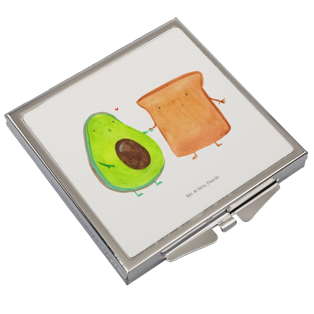 Handbag mirror avocado toast handbag, make up, silver, mirror, square, make-up mirror, avocado, vegetables, Friend, Lovers, Couple, Toast bread, Engagement party, Anniversary gift, Wedding, Anniversary, Engagement, Wedding gift, Avocado, Toast, Girlfriend