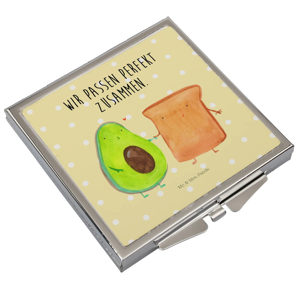 Handbag mirror avocado toast handbag, make up, silver, mirror, square, make-up mirror, avocado, vegetables, Friend, Lovers, Couple, Toast bread, Engagement party, Anniversary gift, Wedding, Anniversary, Engagement, Wedding gift, Avocado, Toast, Girlfriend