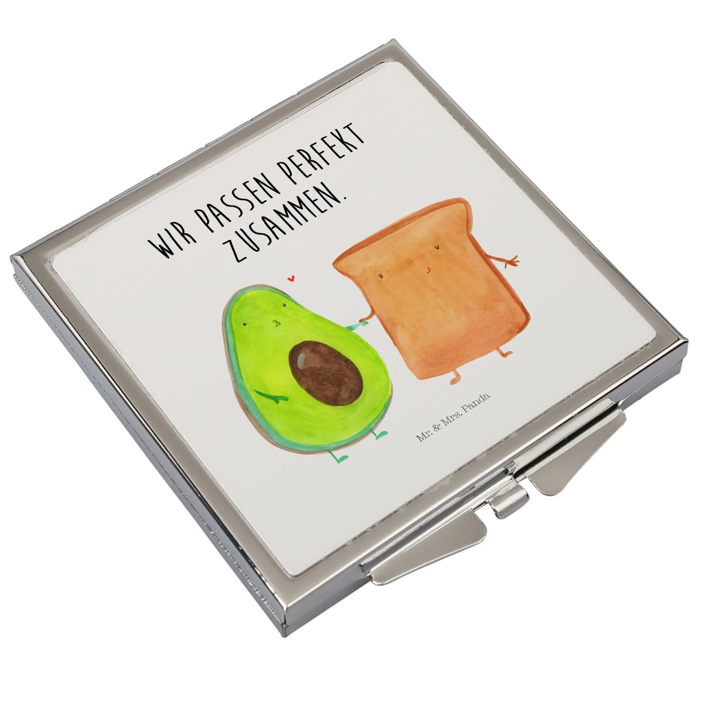 Handbag mirror avocado toast handbag, make up, silver, mirror, square, make-up mirror, avocado, vegetables, Friend, Lovers, Couple, Toast bread, Engagement party, Anniversary gift, Wedding, Anniversary, Engagement, Wedding gift, Avocado, Toast, Girlfriend