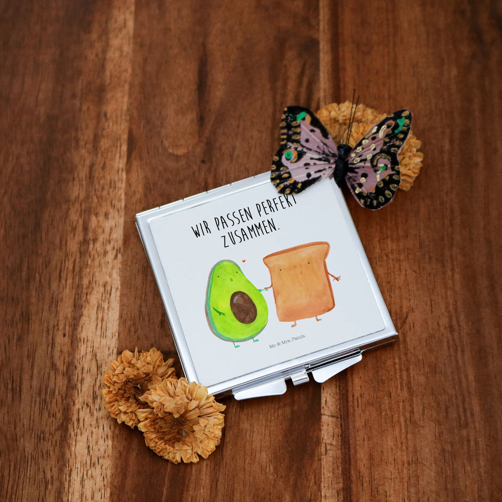 Handbag mirror avocado toast handbag, make up, silver, mirror, square, make-up mirror, avocado, vegetables, Friend, Lovers, Couple, Toast bread, Engagement party, Anniversary gift, Wedding, Anniversary, Engagement, Wedding gift, Avocado, Toast, Girlfriend