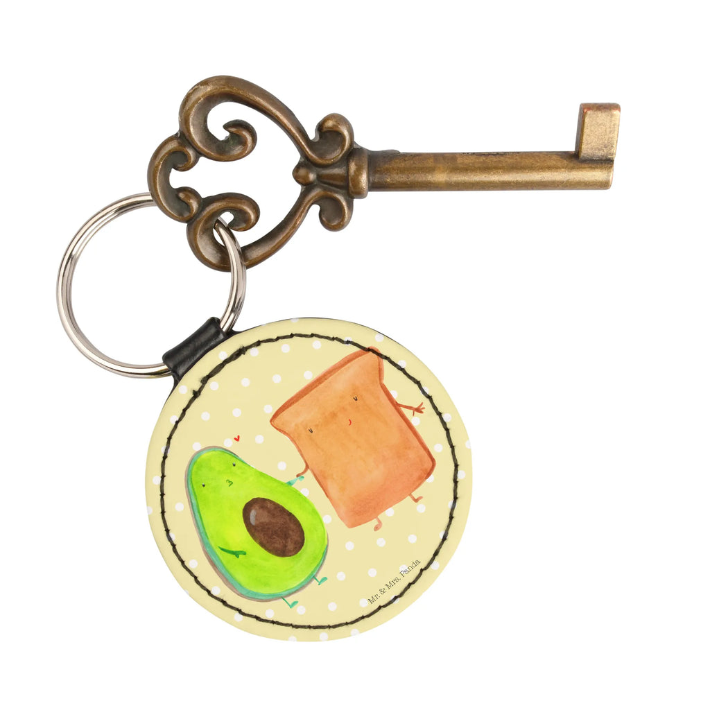 Round key ring avocado toast pendant, key ring, bag pendant, keychain, lucky charm, avocado, vegetables, Avocado, Anniversary, Engagement, Friend, Lovers, Couple, Wedding gift, Toast, Girlfriend, Wedding, Toast bread, Anniversary gift, Engagement party