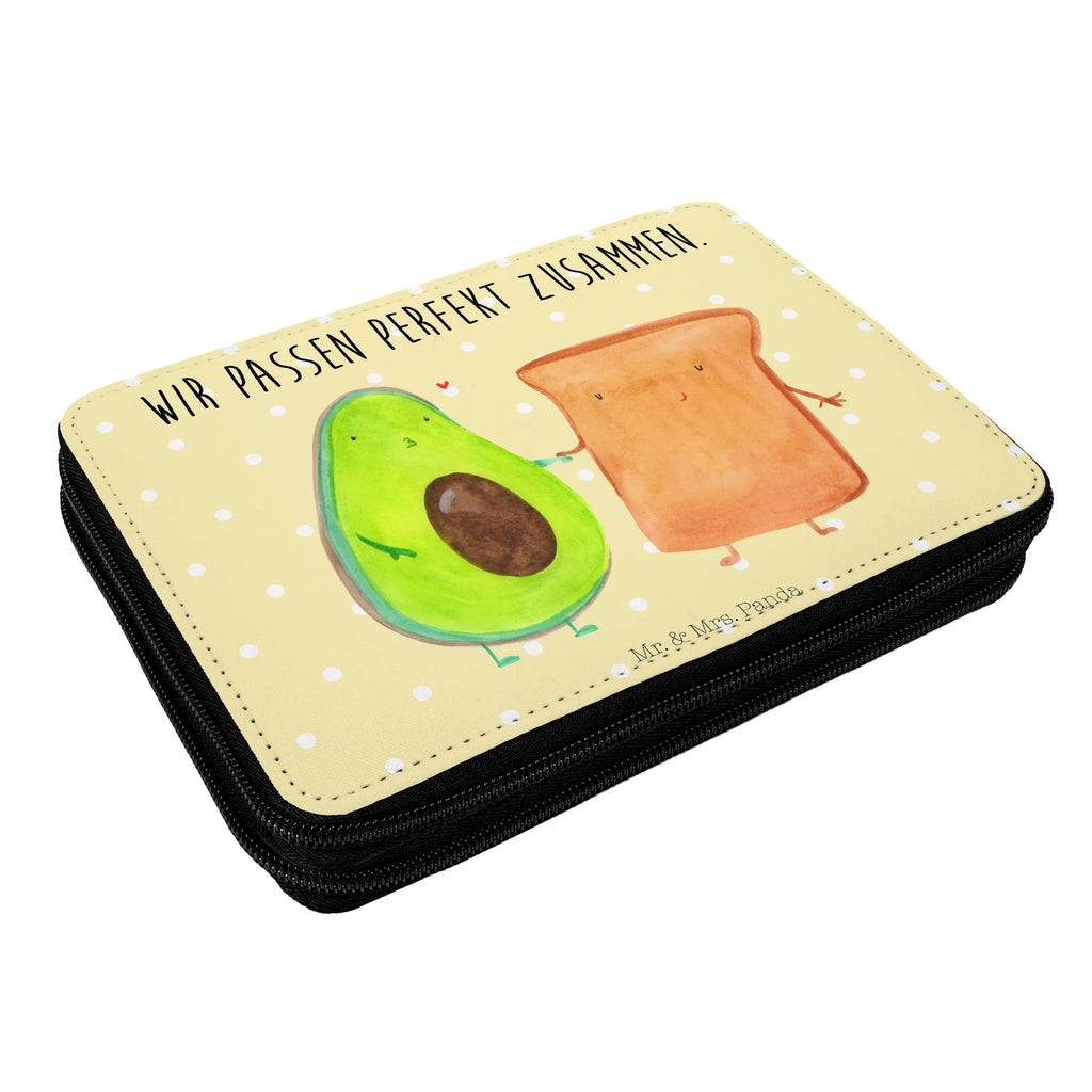 Leather folder avocado toast motif, pencil case, pupil, primary school, pencil bag, child, pen roll, enrolment, gift, school, avocado, vegetables, Girlfriend, Toast bread, Anniversary, Engagement party, Couple, Toast, Engagement, Wedding gift, Avocado, Wedding, Anniversary gift, Friend, Lovers