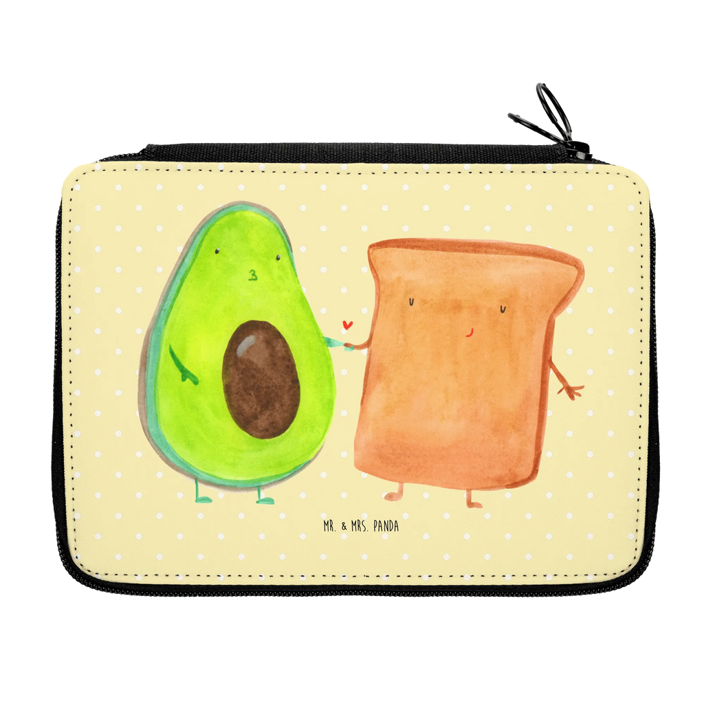 Leather folder avocado toast motif, pencil case, pupil, primary school, pencil bag, child, pen roll, enrolment, gift, school, avocado, vegetables, Girlfriend, Toast bread, Anniversary, Engagement party, Couple, Toast, Engagement, Wedding gift, Avocado, Wedding, Anniversary gift, Friend, Lovers