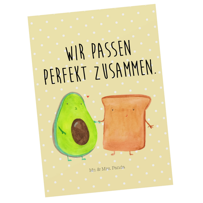 Postkarte Avocado Toast