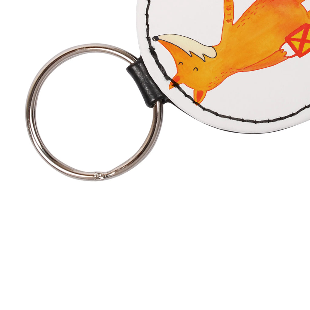 Rund Schlüsselanhänger Fuchs Laterne Taschenanhänger, Schlüsselaccessoire, mini schlüsselanhänger, schlüsselbund anhänger, Schlüsselanhänger, Fuchs, Spruch Trösten, Füchse, Liebeskummer Spruch, Laternenumzug, Cäsar Otto Hugo Flaischlen, Sankt Martin, Aufmuntern, Laterne