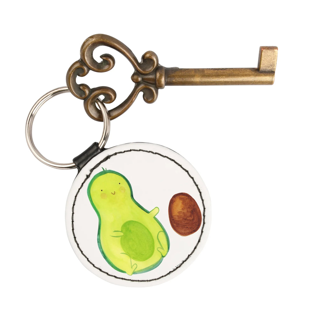 Round key ring avocado core rolls bag pendant, key ring, keychain, lucky charm, pendant, avocado, vegetables, birth, baby party, pregnancy, first child, love, avocados, infant, birthday, big love, for birth, baby, child