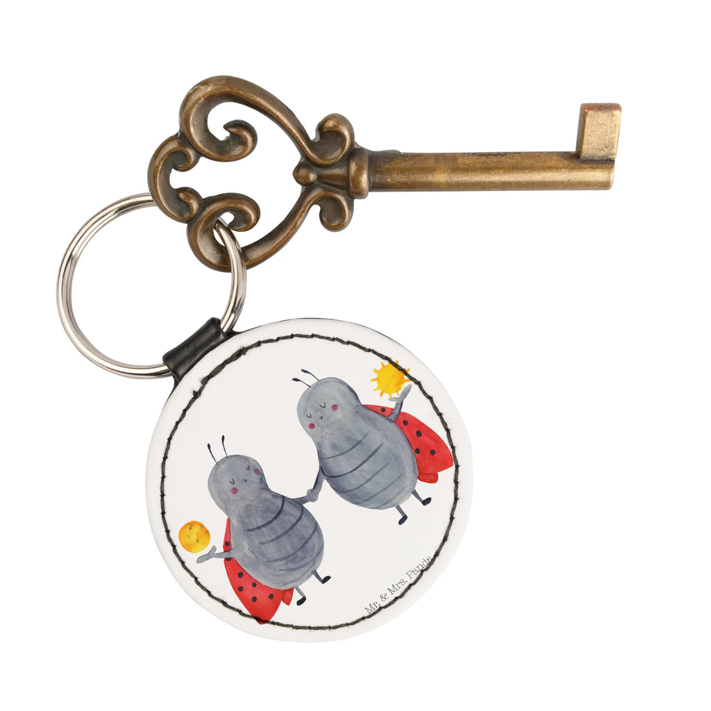 Round key ring Star sign twin Taschenanhänger, Schlüsselaccessoire, schlüsselbund anhänger, mini schlüsselanhänger, Schlüsselanhänger, Sternzeichen, Tierkreiszeichen, Horoskop, Astrologie, Aszendent, Geschenk Mai, Geschenk Juni, Zwillingsschwester, Geburtstag Mai, Zwilling Geschenk, Glückskäfer, Zwillinge, Marienkäfer, Zwilling Sternzeichen, Zwillingsbruder