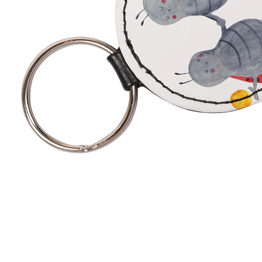Round key ring Star sign twin Taschenanhänger, Schlüsselaccessoire, schlüsselbund anhänger, mini schlüsselanhänger, Schlüsselanhänger, Sternzeichen, Tierkreiszeichen, Horoskop, Astrologie, Aszendent, Geschenk Mai, Geschenk Juni, Zwillingsschwester, Geburtstag Mai, Zwilling Geschenk, Glückskäfer, Zwillinge, Marienkäfer, Zwilling Sternzeichen, Zwillingsbruder