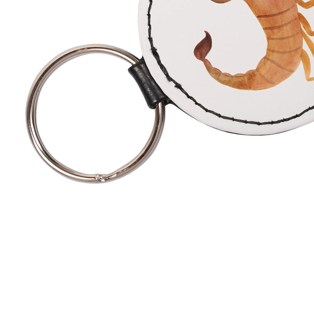 Round key ring Star sign Scorpio key ring, pendant, keychain, lucky charm, bag pendant, constellations, birthdays, astrology, zodiac, date of birth, month of birth, scorpions, scorpion star sign, scorpion gift, gift november, birthday november, birthday october, gift october