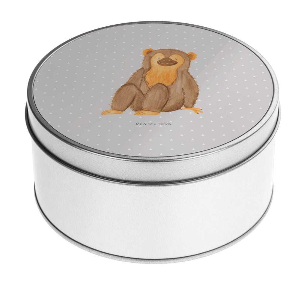 okrągła puszka z blachy Małpa Blechdose, Blechdose Rund, Aufbewahrungsdosen, gebäckdose, metallboxen, Aufbewahrungsbox, keksdosen, geschenkdosen, Aufbewahrungsdose, Vorratsdose, Runde Dose, blechdosen, runddosen, Metalldose, Vorratsdosen, runde dosen, Runde Blechdose, runde keksdosen, plätzchendose, runddose, metalldosen, Metallbox, dosen, runde keksdose, Keksdose, runde blechdosen, Geschenkdose, Metalldose Rund, Dose, gebäckdosen, plätzchendosen, Afrika, Wildtiere, Selfcare, Affe, Äffchen, Respekt, Selbstachtung, Selbstliebe, Motivation, Selbstbewusstsein, Liebe, Affen