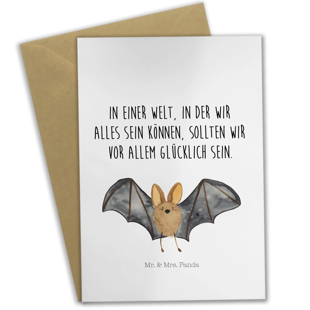 Grußkarte Fledermaus Flügel Grußkarte, Ansichtskarten, Glückwunschkarte, Karte, Geburtstagskarte, Einladungskarte, Klappkarte, Hochzeitskarte, Tiermotive, Gute Laune, lustige Sprüche, Tiere