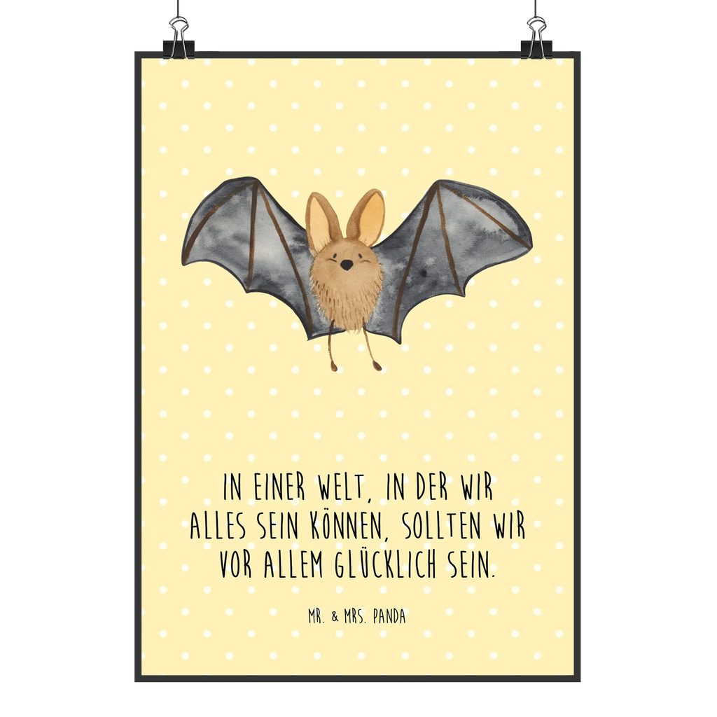 Plakat nietoperz skrzydło Designposter, Raumdekoration, Kunstdruck, Wanddekoration, Posterdruck, Poster, Küchenposter, Wanddeko, Wandposter, Kinderposter, Mr. & Mrs. Panda Poster, Handgemaltes Poster, Bild, Wanddeko Bild, Tiermotive, Gute Laune, lustige Sprüche, Tiere
