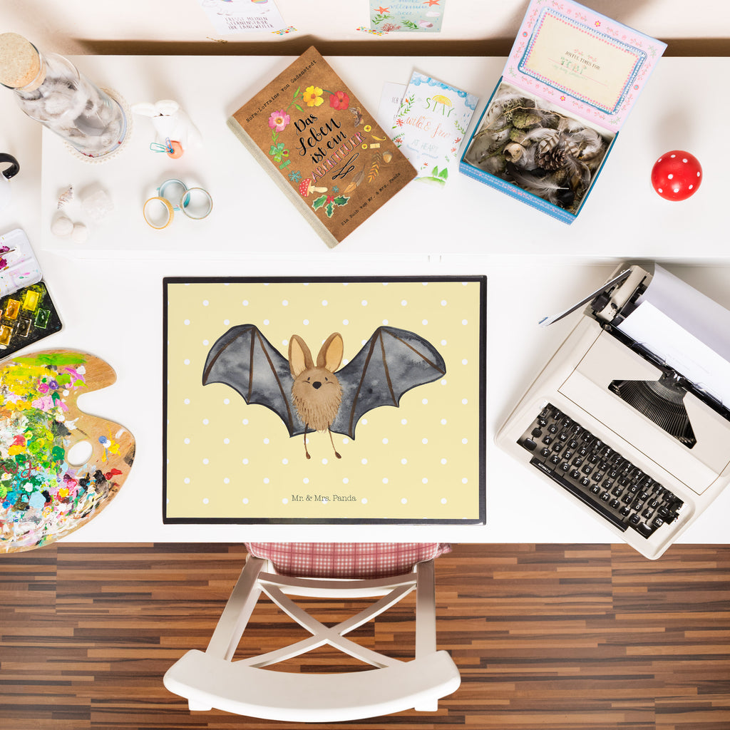 Schreibtischunterlage Fledermaus Flügel Schreibunterlage, Schreibtischauflage, Bürobedarf, Büroartikel, Schreibwaren, Schreibtisch Unterlagen, Schreibtischunterlage Groß, Tiermotive, Gute Laune, lustige Sprüche, Tiere