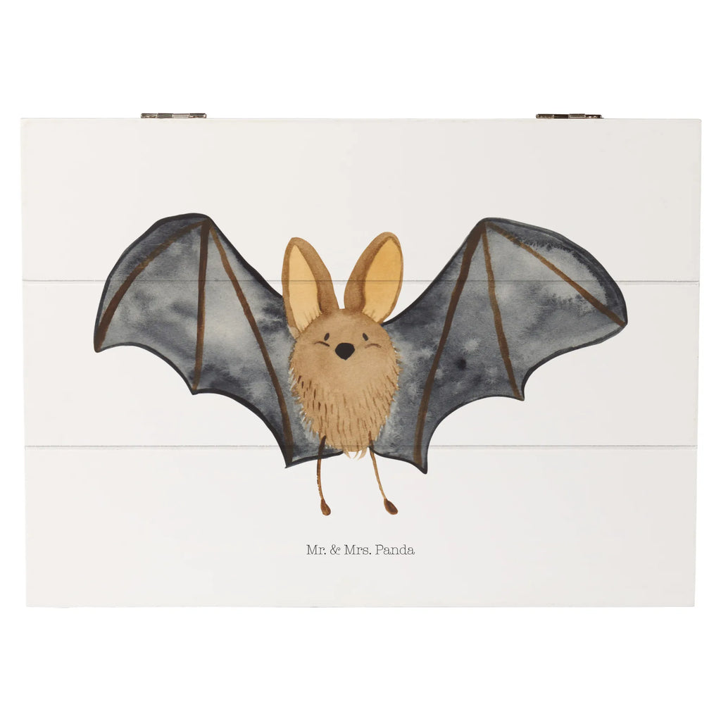 Holzkiste Fledermaus Flügel Holzkiste, XXL, Schatzkiste, Truhe, Dekokiste, Kiste, Erinnerungsbox, Geschenkbox, Geschenkdose, Erinnerungskiste, Aufbewahrungsbox, Schatulle, Tiermotive, Gute Laune, lustige Sprüche, Tiere