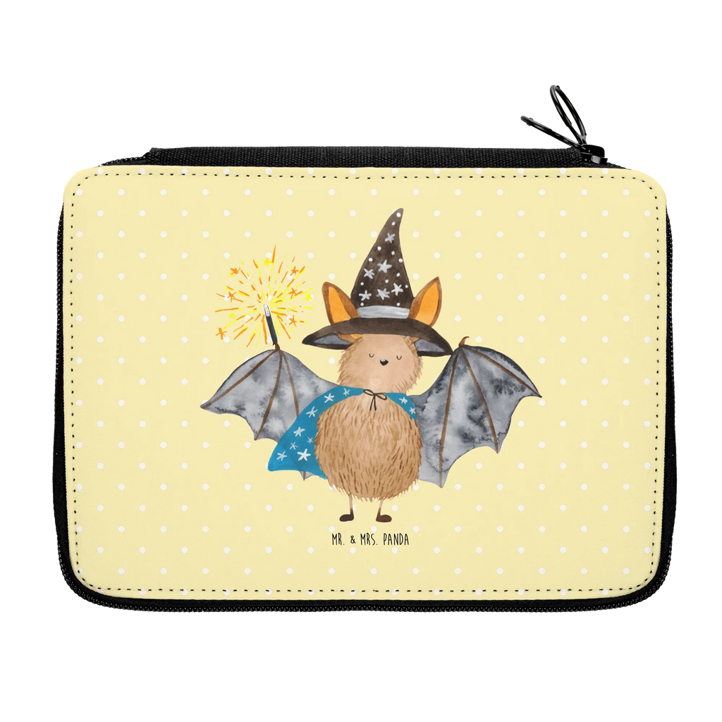 Leather folder bat wizard child, gift, school, pupil, motif, enrolment, pencil case, pencil bag, pen roll, primary school, small animals, cute, funny, cute animal motives, hand drawn, small world, funny sayings, good mood, happy, gifts, gift ideas, special gifts, animal lover, card, get in, sorcerers, Bats, women, magicians, bats