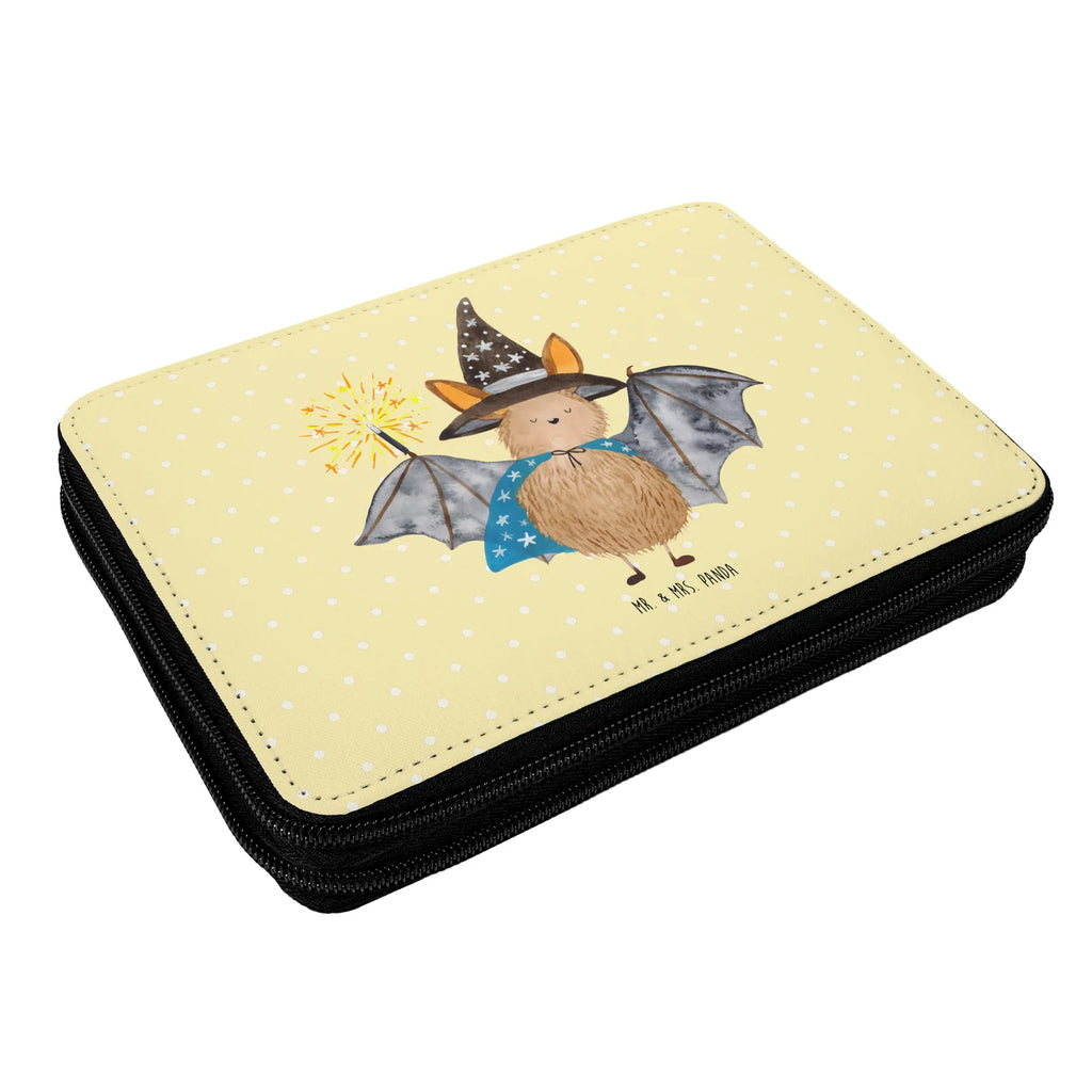 Leather folder bat wizard child, gift, school, pupil, motif, enrolment, pencil case, pencil bag, pen roll, primary school, small animals, cute, funny, cute animal motives, hand drawn, small world, funny sayings, good mood, happy, gifts, gift ideas, special gifts, animal lover, card, get in, sorcerers, Bats, women, magicians, bats