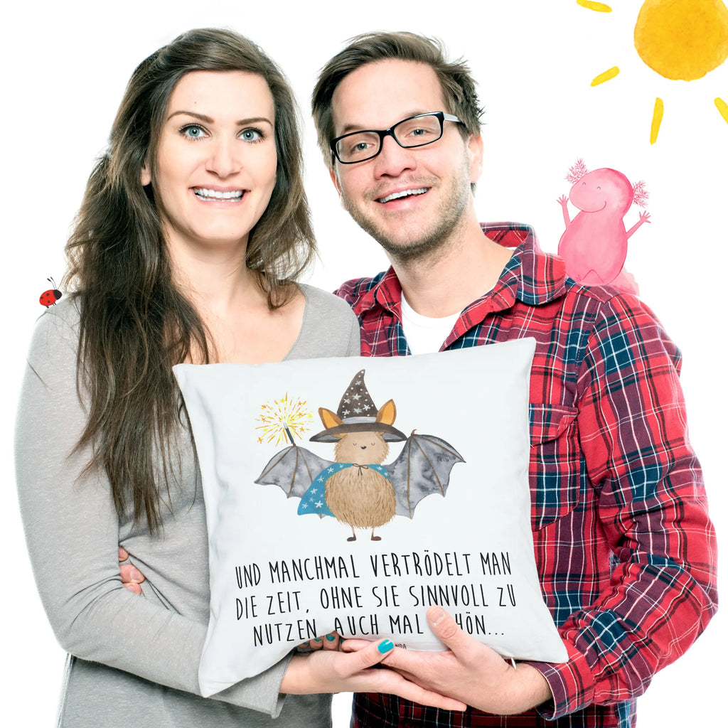 40x40 poduszka Nietoperz czarodziej Motywy zwierzęce, dobra energia, zabawne powiedzonka, zwierzęta
