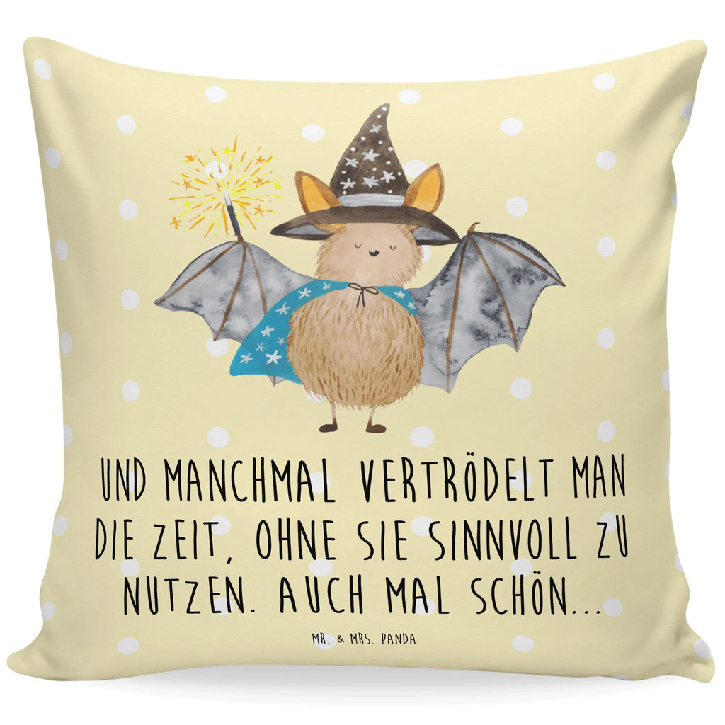 40x40 poduszka Nietoperz czarodziej Motywy zwierzęce, dobra energia, zabawne powiedzonka, zwierzęta