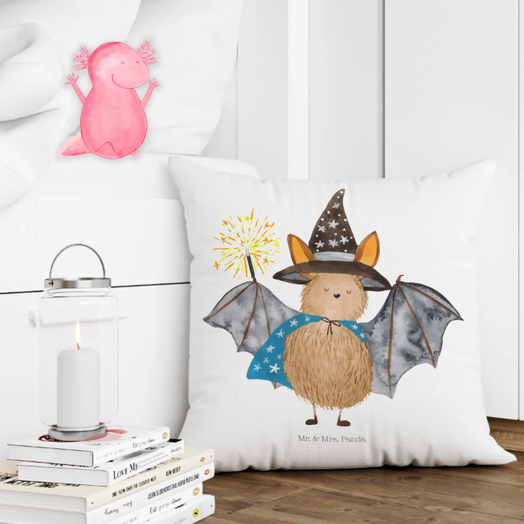 40x40 poduszka Nietoperz czarodziej Motywy zwierzęce, dobra energia, zabawne powiedzonka, zwierzęta