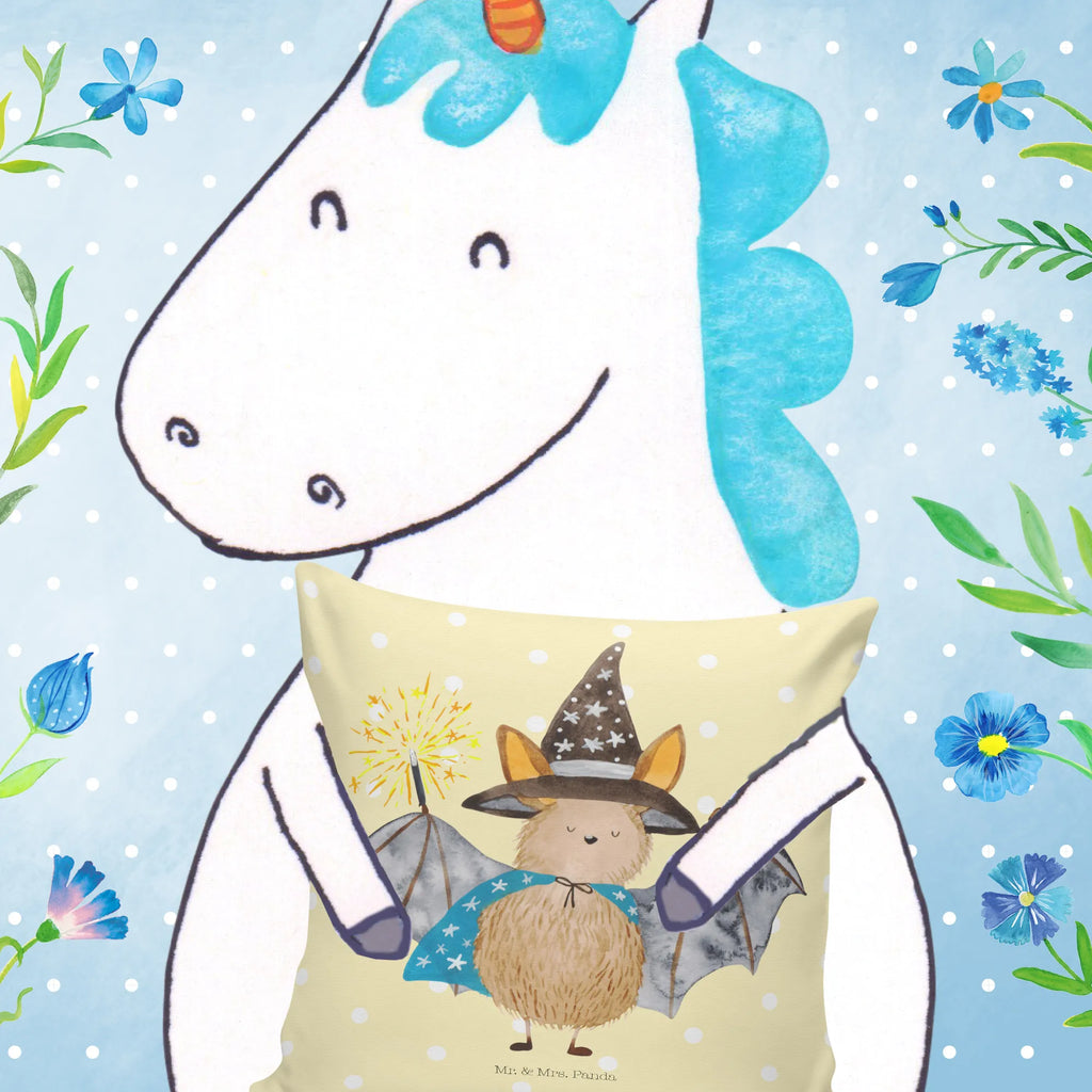 40x40 poduszka Nietoperz czarodziej Motywy zwierzęce, dobra energia, zabawne powiedzonka, zwierzęta