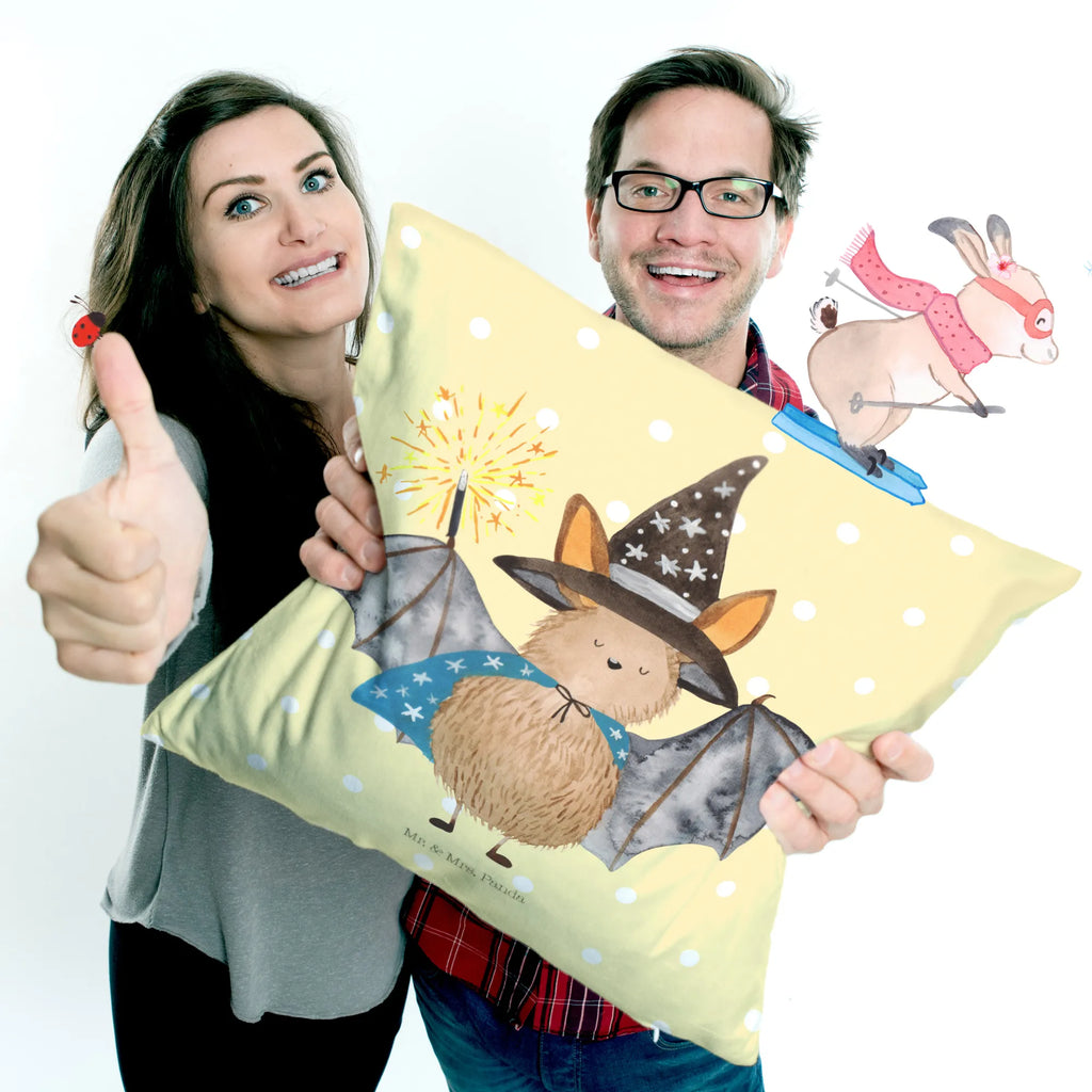 40x40 poduszka Nietoperz czarodziej Motywy zwierzęce, dobra energia, zabawne powiedzonka, zwierzęta