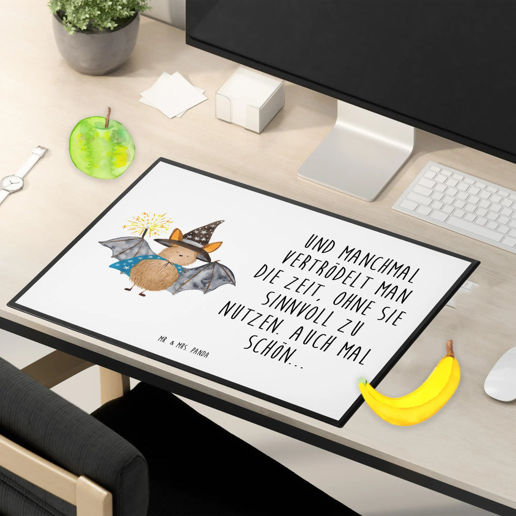 Desk pad bat wizard Desk pad, underlay, office, desk, children, girl, small animals, cute, funny, cute animal motives, hand drawn, small world, funny sayings, good mood, happy, gifts, gift ideas, special gifts, animal lover, card, magicians, Bats, get in, sorcerers, bats, women