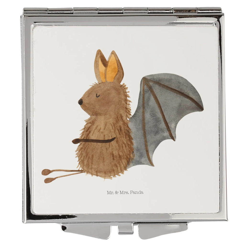 Kwadratowe lusterko do torebki Nietoperz siedzenie Handspiegel Mit Hülle, Taschenspiegel, Schminkspiegel To Go, Quadratischer Handspiegel, Klappbarer Taschenspiegel, Design Taschenspiegel, Reise Spiegel, Taschen-Kosmetikspiegel, Klappspiegel, Spiegel Für Schminktasche, Spiegel Für Unterwegs, Handspiegel Zum Mitnehmen, Schminkspiegel Kompakt, Vintage Kompaktspiegel, Runder Taschenspiegel, Handspiegel Für Damen, Mini Spiegel, Kompaktspiegel, Silber, Klappbarer Handspiegel, Kosmetikspiegel Klein, Deko Handspiegel, Tragbarer Spiegel, Handtaschenspiegel, Spiegel Für Make-Up Tasche, Handspiegel Geschenkidee, Spiegel Für Handtasche, Lustige Sprüche, Gute Laune, Tiermotive, Tiere, Fledermäuse, Entspannen, Motivation, Fledermaus