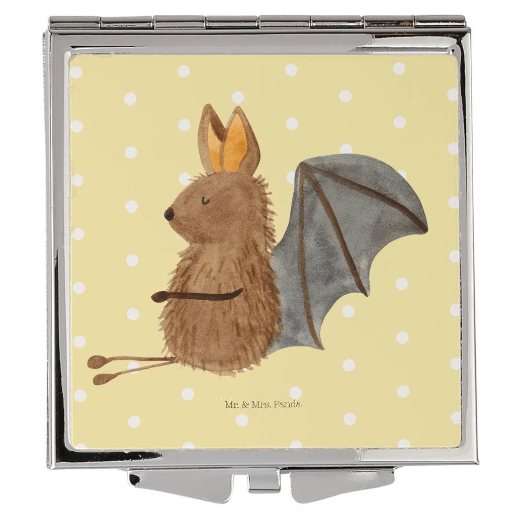 Kwadratowe lusterko do torebki Nietoperz siedzenie Handspiegel Mit Hülle, Taschenspiegel, Schminkspiegel To Go, Quadratischer Handspiegel, Klappbarer Taschenspiegel, Design Taschenspiegel, Reise Spiegel, Taschen-Kosmetikspiegel, Klappspiegel, Spiegel Für Schminktasche, Spiegel Für Unterwegs, Handspiegel Zum Mitnehmen, Schminkspiegel Kompakt, Vintage Kompaktspiegel, Runder Taschenspiegel, Handspiegel Für Damen, Mini Spiegel, Kompaktspiegel, Silber, Klappbarer Handspiegel, Kosmetikspiegel Klein, Deko Handspiegel, Tragbarer Spiegel, Handtaschenspiegel, Spiegel Für Make-Up Tasche, Handspiegel Geschenkidee, Spiegel Für Handtasche, Lustige Sprüche, Gute Laune, Tiermotive, Tiere, Fledermäuse, Entspannen, Motivation, Fledermaus