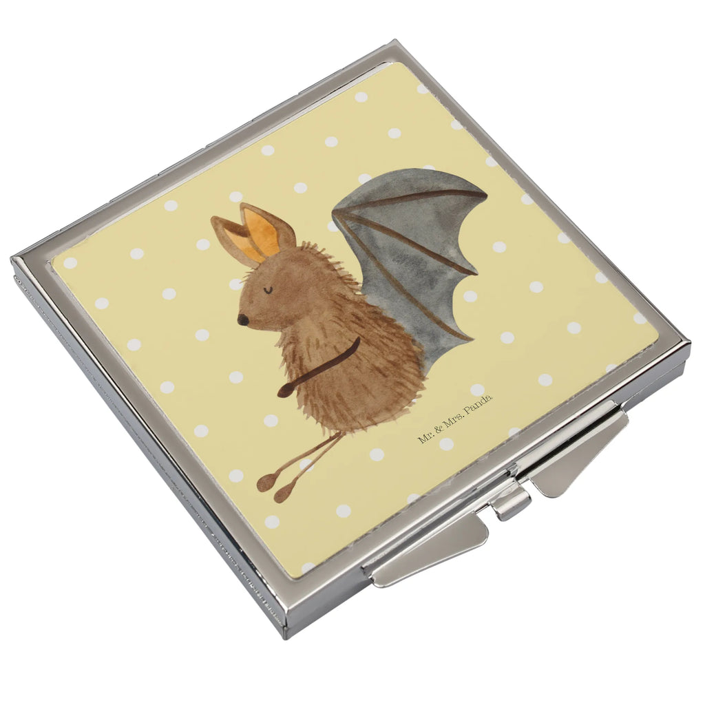Kwadratowe lusterko do torebki Nietoperz siedzenie Handspiegel Mit Hülle, Taschenspiegel, Schminkspiegel To Go, Quadratischer Handspiegel, Klappbarer Taschenspiegel, Design Taschenspiegel, Reise Spiegel, Taschen-Kosmetikspiegel, Klappspiegel, Spiegel Für Schminktasche, Spiegel Für Unterwegs, Handspiegel Zum Mitnehmen, Schminkspiegel Kompakt, Vintage Kompaktspiegel, Runder Taschenspiegel, Handspiegel Für Damen, Mini Spiegel, Kompaktspiegel, Silber, Klappbarer Handspiegel, Kosmetikspiegel Klein, Deko Handspiegel, Tragbarer Spiegel, Handtaschenspiegel, Spiegel Für Make-Up Tasche, Handspiegel Geschenkidee, Spiegel Für Handtasche, Lustige Sprüche, Gute Laune, Tiermotive, Tiere, Fledermäuse, Entspannen, Motivation, Fledermaus