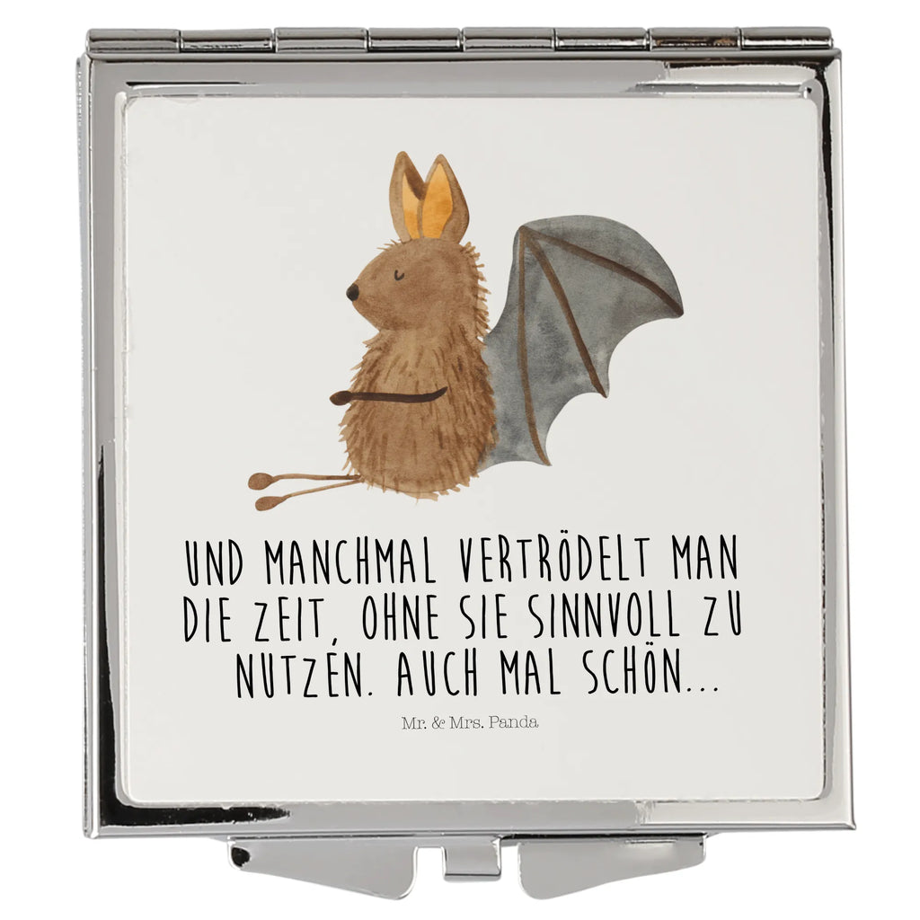 Kwadratowe lusterko do torebki Nietoperz siedzenie Handspiegel Mit Hülle, Taschenspiegel, Schminkspiegel To Go, Quadratischer Handspiegel, Klappbarer Taschenspiegel, Design Taschenspiegel, Reise Spiegel, Taschen-Kosmetikspiegel, Klappspiegel, Spiegel Für Schminktasche, Spiegel Für Unterwegs, Handspiegel Zum Mitnehmen, Schminkspiegel Kompakt, Vintage Kompaktspiegel, Runder Taschenspiegel, Handspiegel Für Damen, Mini Spiegel, Kompaktspiegel, Silber, Klappbarer Handspiegel, Kosmetikspiegel Klein, Deko Handspiegel, Tragbarer Spiegel, Handtaschenspiegel, Spiegel Für Make-Up Tasche, Handspiegel Geschenkidee, Spiegel Für Handtasche, Lustige Sprüche, Gute Laune, Tiermotive, Tiere, Fledermäuse, Entspannen, Motivation, Fledermaus