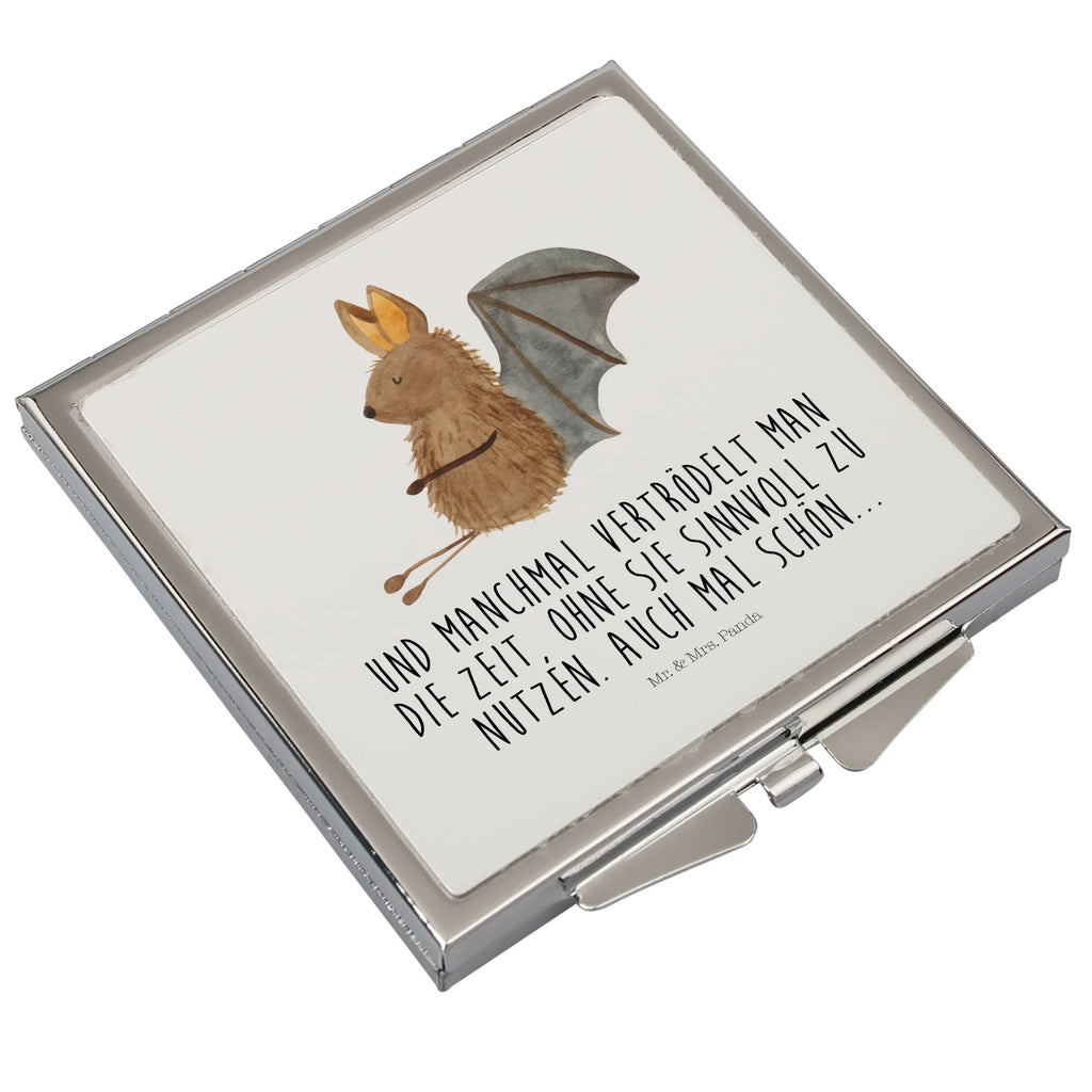 Kwadratowe lusterko do torebki Nietoperz siedzenie Handspiegel Mit Hülle, Taschenspiegel, Schminkspiegel To Go, Quadratischer Handspiegel, Klappbarer Taschenspiegel, Design Taschenspiegel, Reise Spiegel, Taschen-Kosmetikspiegel, Klappspiegel, Spiegel Für Schminktasche, Spiegel Für Unterwegs, Handspiegel Zum Mitnehmen, Schminkspiegel Kompakt, Vintage Kompaktspiegel, Runder Taschenspiegel, Handspiegel Für Damen, Mini Spiegel, Kompaktspiegel, Silber, Klappbarer Handspiegel, Kosmetikspiegel Klein, Deko Handspiegel, Tragbarer Spiegel, Handtaschenspiegel, Spiegel Für Make-Up Tasche, Handspiegel Geschenkidee, Spiegel Für Handtasche, Lustige Sprüche, Gute Laune, Tiermotive, Tiere, Fledermäuse, Entspannen, Motivation, Fledermaus