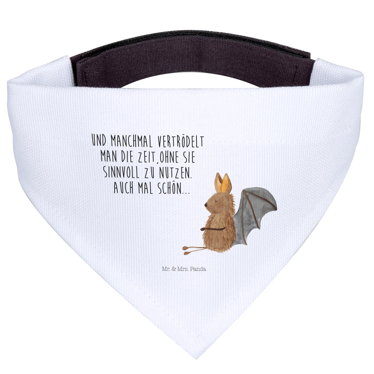 Dog neckerchief bat Sit