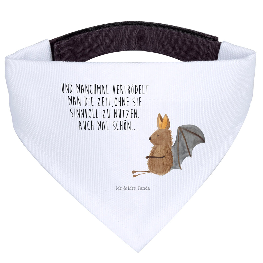 Chusta na szyję dla psa L Nietoperz siedzenie Hunde, Mittelgroße Hunde, Hundehalstuch, Halstuch, Tuch, Mittel, Lustige Sprüche, Tiere, Tiermotive, Gute Laune, Motivation, Fledermäuse, Entspannen, Fledermaus