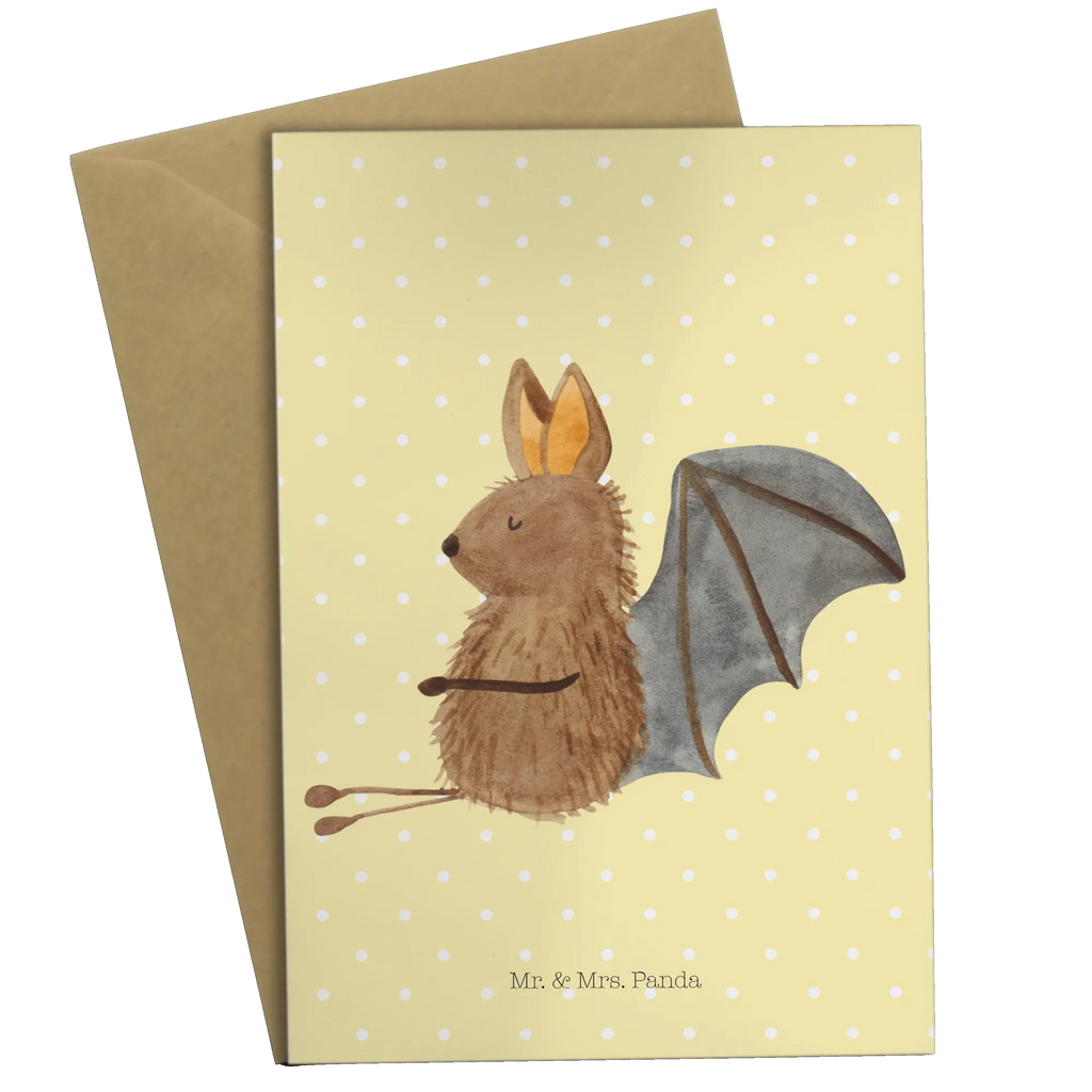 Greetings card bat Sit birthday card, greeting card, invitation card, folding card, wedding card, small animals, cute, funny, cute animal motives, hand drawn, small world, funny sayings, good mood, happy, gifts, gift ideas, special gifts, animal lover, card, bats, motivation, bat, relax