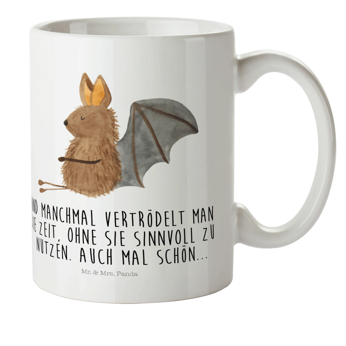 Kindertasse Fledermaus Sitzen