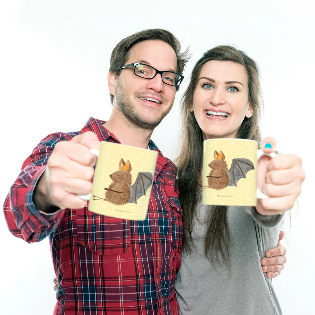 kubek dla dzieci Nietoperz siedzenie Motywy zwierzęce, dobra energia, zabawne powiedzonka, zwierzęta