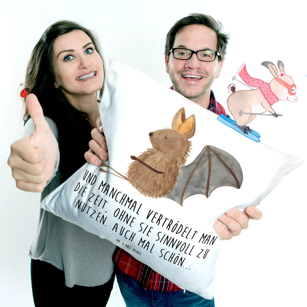 Cushion bat Sit bedroom, pad, Pillow, sofa, 40x40, pillow case, couch, soft, cushion, settee, pillows, fluffy, bed, 40 x 40, small animals, cute, funny, cute animal motives, hand drawn, small world, funny sayings, good mood, happy, gifts, gift ideas, special gifts, animal lover, card, relax, bat, motivation, bats