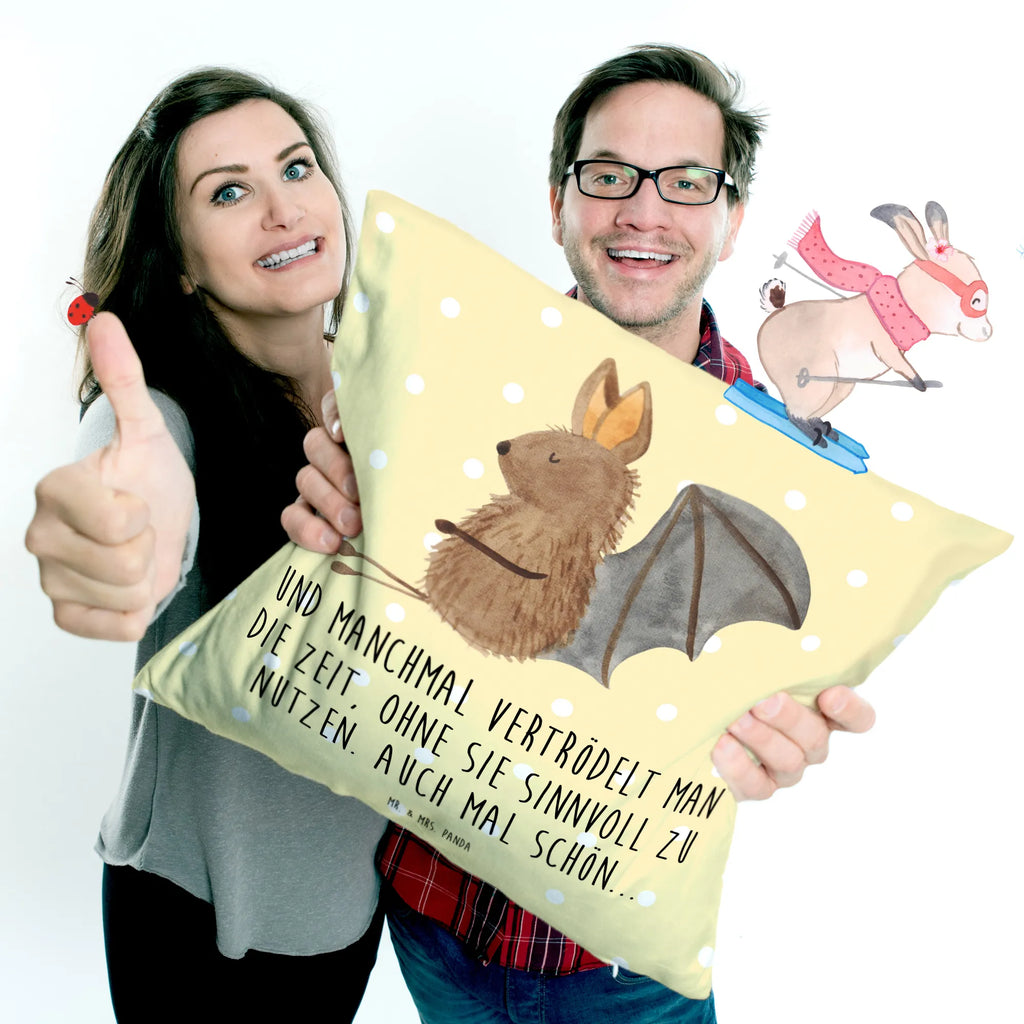 Cushion bat Sit bedroom, pad, Pillow, sofa, 40x40, pillow case, couch, soft, cushion, settee, pillows, fluffy, bed, 40 x 40, small animals, cute, funny, cute animal motives, hand drawn, small world, funny sayings, good mood, happy, gifts, gift ideas, special gifts, animal lover, card, relax, bat, motivation, bats