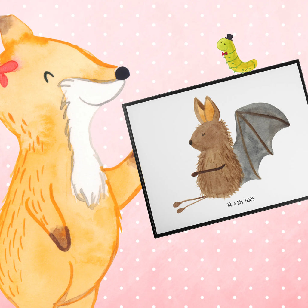 Schreibtischunterlage Fledermaus Sitzen Schreibunterlage, Büroartikel, Bürobedarf, Schreibwaren, Schreibtisch Unterlagen, Schreibtischunterlage Groß, Schreibtischauflage, Tiermotive, Gute Laune, lustige Sprüche, Tiere, entspannen, Motivation, Fledermaus, Fledermäuse