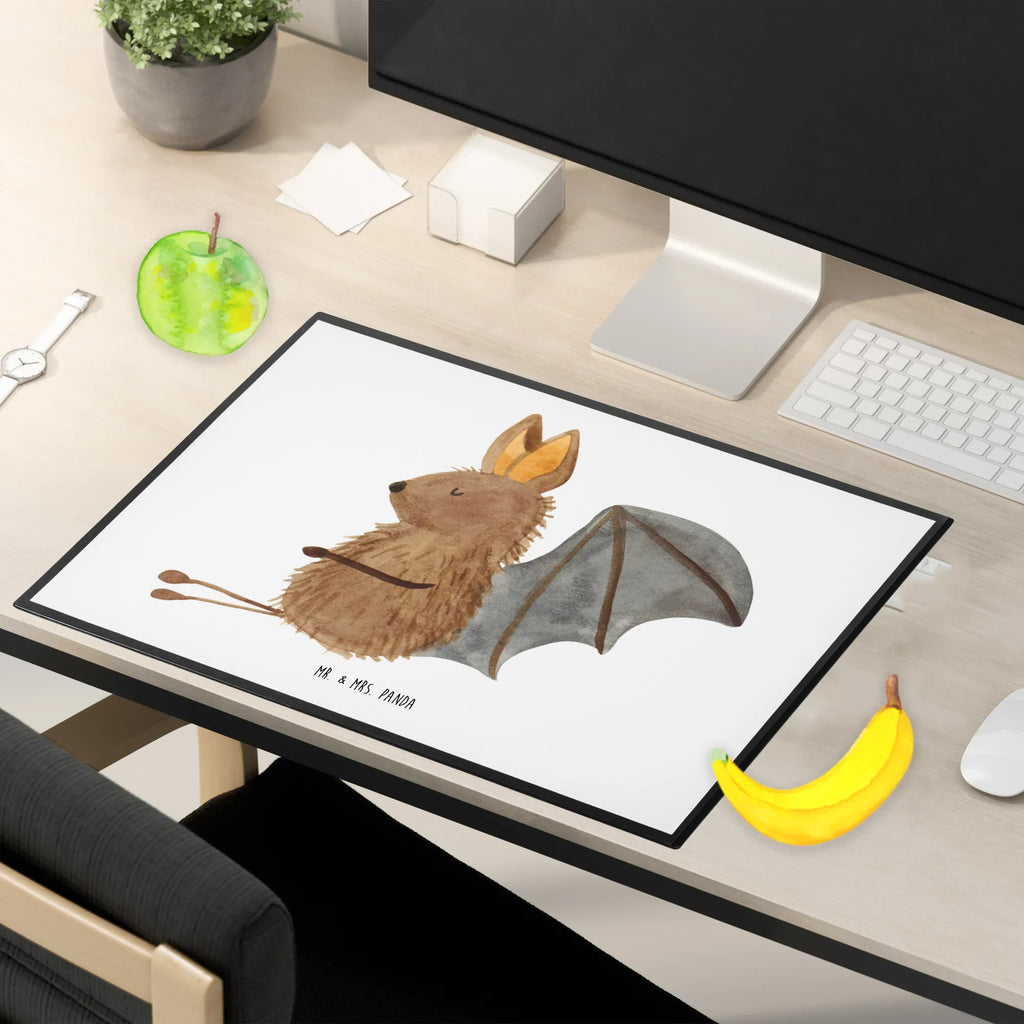 Schreibtischunterlage Fledermaus Sitzen Schreibunterlage, Büroartikel, Bürobedarf, Schreibwaren, Schreibtisch Unterlagen, Schreibtischunterlage Groß, Schreibtischauflage, Tiermotive, Gute Laune, lustige Sprüche, Tiere, entspannen, Motivation, Fledermaus, Fledermäuse