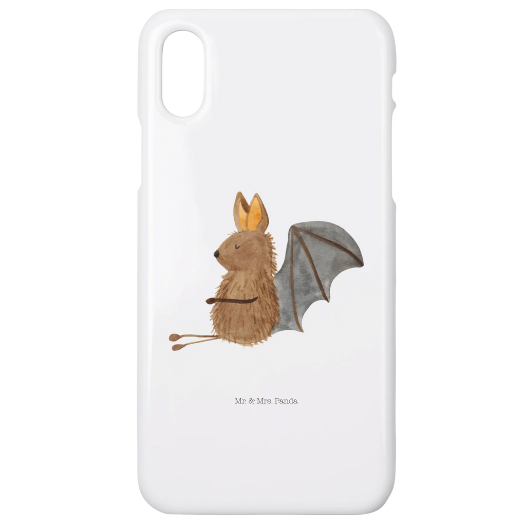 Etui na iPhone 10 Nietoperz siedzenie Hülle, Iphone X, Handy, Handy Case, Handyhülle, Cover, Handycover, Iphone 10, Tiere, Gute Laune, Lustige Sprüche, Tiermotive, Fledermaus, Fledermäuse, Entspannen, Motivation