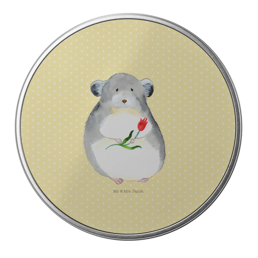 Round tin chinchilla flower Metallbox, Blechdose Rund, Geschenkdose, geschenkdosen, runde blechdosen, blechdosen, metalldosen, Metalldose Rund, Metalldose, keksdosen, Runde Dose, runde keksdosen, Runde Blechdose, Aufbewahrungsdosen, dosen, metallboxen, runde dosen, Blechdose, runddose, Aufbewahrungsdose, Aufbewahrungsbox, Vorratsdosen, gebäckdose, Vorratsdose, plätzchendosen, gebäckdosen, Keksdose, runde keksdose, plätzchendose, runddosen, Dose, Lustige Sprüche, Tiere, Tiermotive, Gute Laune, traurig sein, Büro, Chaos, Depressionen, Chinchilla, Büroalltag, Liebeskummer, Chinchillas, Kummer, Glücklichsein