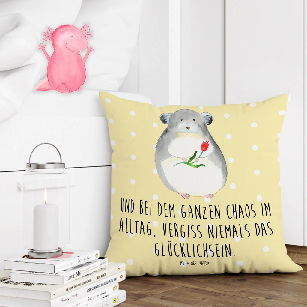 40x40 poduszka szynszyla kwiat Motywy zwierzęce, dobra energia, zabawne powiedzonka, zwierzęta