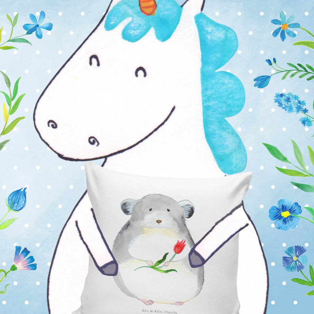 40x40 poduszka szynszyla kwiat Motywy zwierzęce, dobra energia, zabawne powiedzonka, zwierzęta