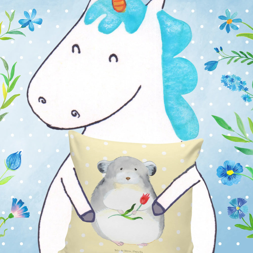 40x40 poduszka szynszyla kwiat Motywy zwierzęce, dobra energia, zabawne powiedzonka, zwierzęta