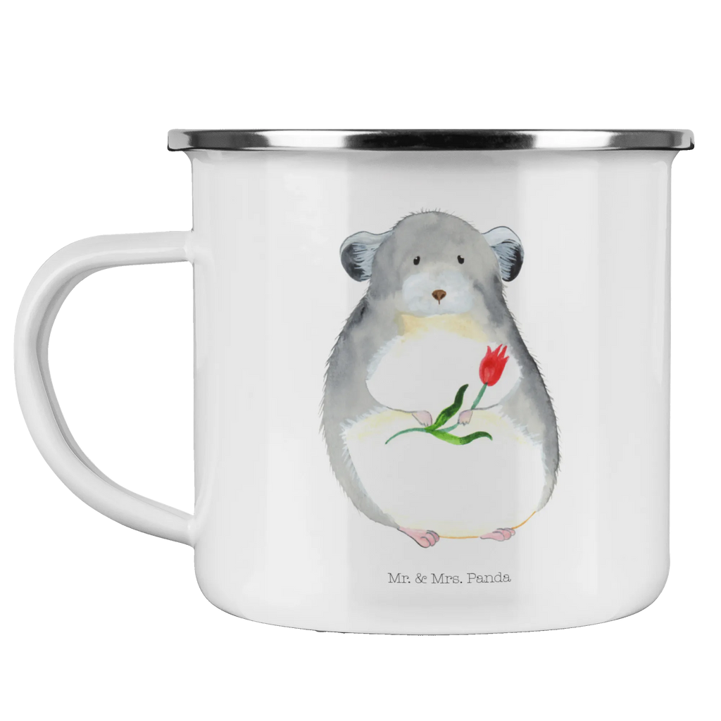 Camping Emaille Tasse Chinchilla Blume metallbecher, Metalltasse, Campingtasse, wandertasse, Becher, Teetasse, Trinkbecher, blechbecher, Tasse Emaille, becher emaille, Teebecher, Pott, Reisebecher, reisetasse, Emaille Becher, Tasse, Kaffeebecher, Blechtasse, Emailletasse, Emaille Tasse, wanderbecher, Campingbecher, emaillebecher, Kaffeetasse, Lustige Sprüche, Tiere, Tiermotive, Gute Laune, Chinchillas, Liebeskummer, Depressionen, Büroalltag, traurig sein, Glücklichsein, Büro, Chaos, Kummer, Chinchilla
