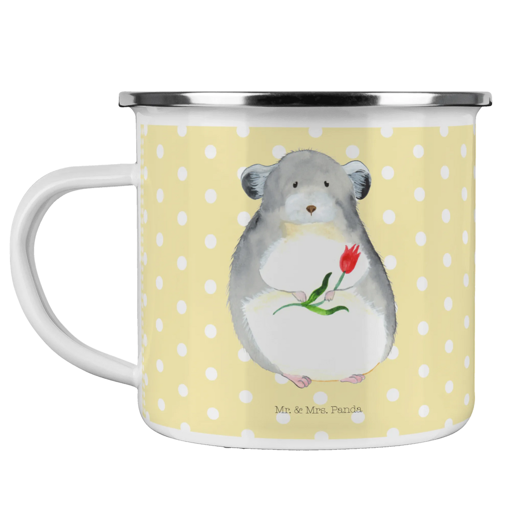Camping Emaille Tasse Chinchilla Blume metallbecher, Metalltasse, Campingtasse, wandertasse, Becher, Teetasse, Trinkbecher, blechbecher, Tasse Emaille, becher emaille, Teebecher, Pott, Reisebecher, reisetasse, Emaille Becher, Tasse, Kaffeebecher, Blechtasse, Emailletasse, Emaille Tasse, wanderbecher, Campingbecher, emaillebecher, Kaffeetasse, Lustige Sprüche, Tiere, Tiermotive, Gute Laune, Chinchillas, Liebeskummer, Depressionen, Büroalltag, traurig sein, Glücklichsein, Büro, Chaos, Kummer, Chinchilla
